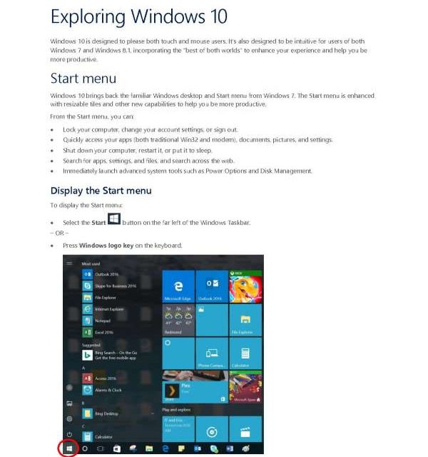 Exploring Windows 10 - Intrious